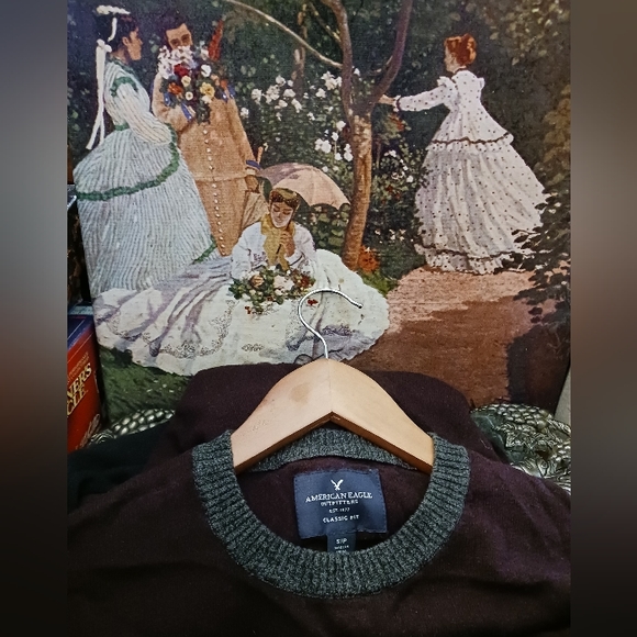 🥼👔👖American Eagle Classic Fit 👟👟 🧢Size S/P, Purple/Black,New,Gift! 🎁 - Picture 3 of 13